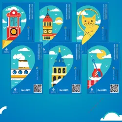 Touristische Transportkarte